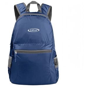 G4FREE Ultra Lightweight Foldable 20L Blue Water Resistant Backpack (B× 4)